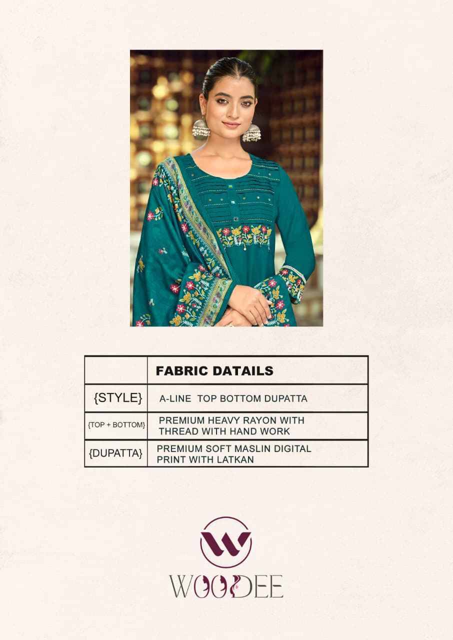 SAHIBA BY WOODEE 1001 TO 1006 Series Stylish Fancy Colorful party Wear dresses At Wholesale Price